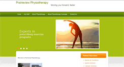 Desktop Screenshot of prairieviewphysiotherapy.com